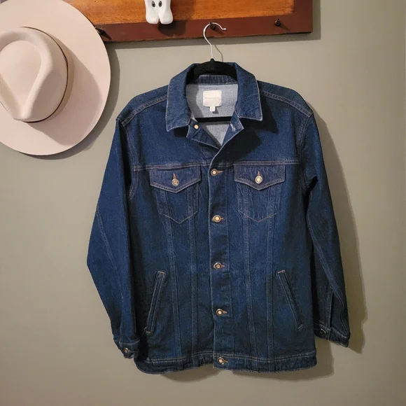 Favorite Daughter The Jane Trench In Pepper Jean Jacket Size XS - Picture 2 of 11